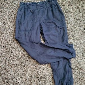 Black Loft cuffed pants